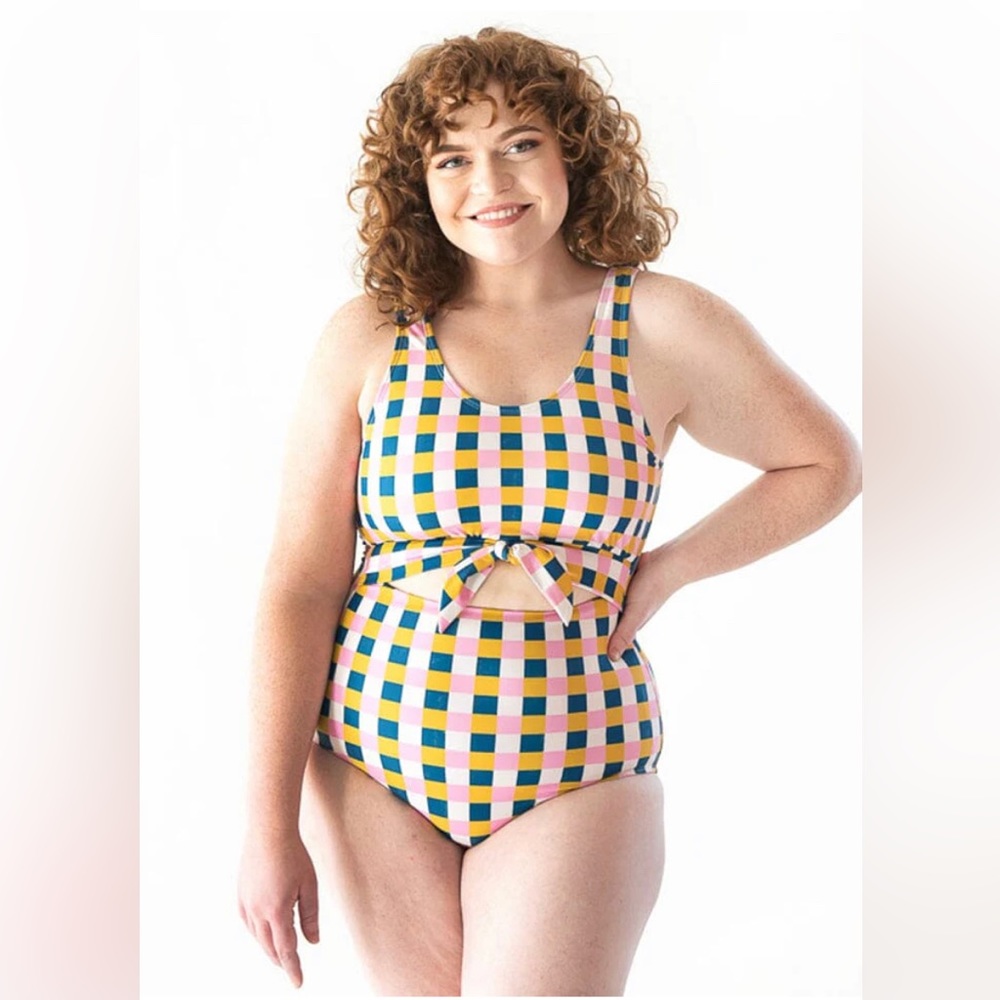 NWT Lime Ricki x Lars collab Tage Knotted One-Piece